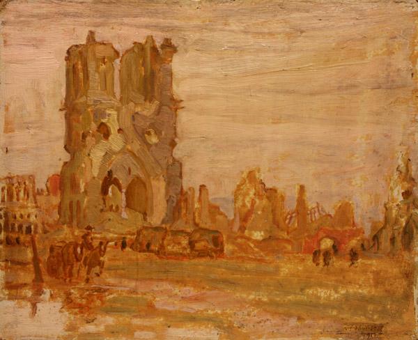 Alexander Young Jackson Cathedral at Ypres, Belgium Germany oil painting art